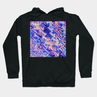 Fractal zigzags Hoodie